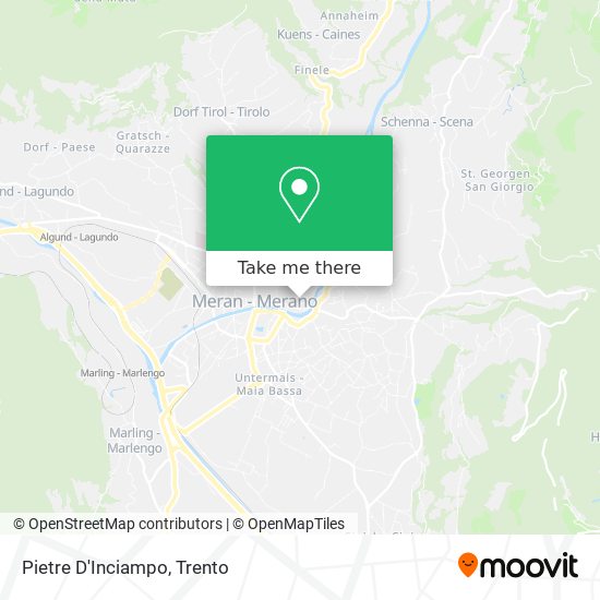 Pietre D'Inciampo map
