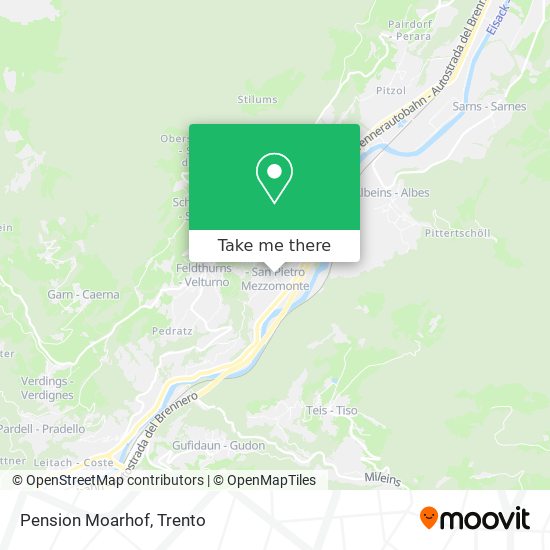 Pension Moarhof map