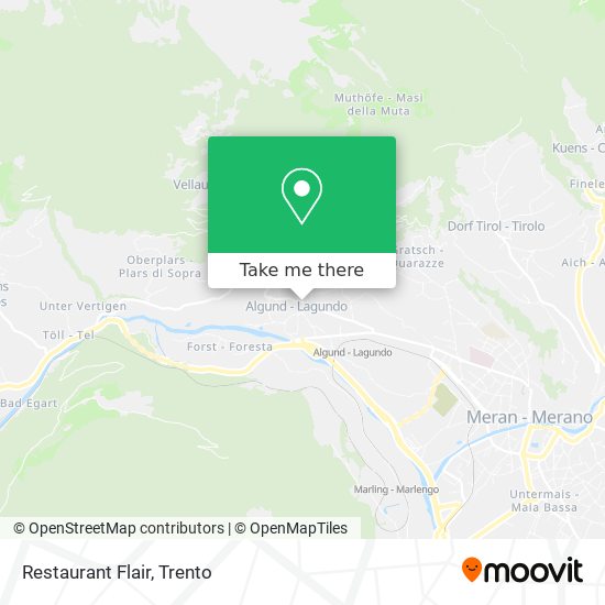 Restaurant Flair map
