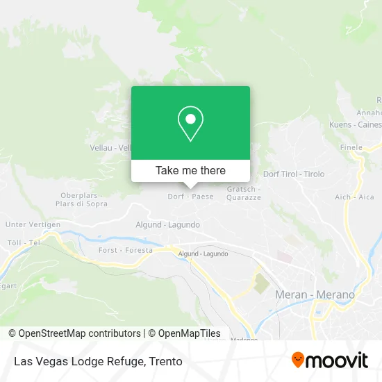 Las Vegas Lodge Refuge map