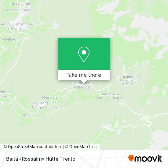 Baita «Rossalm» Hütte map