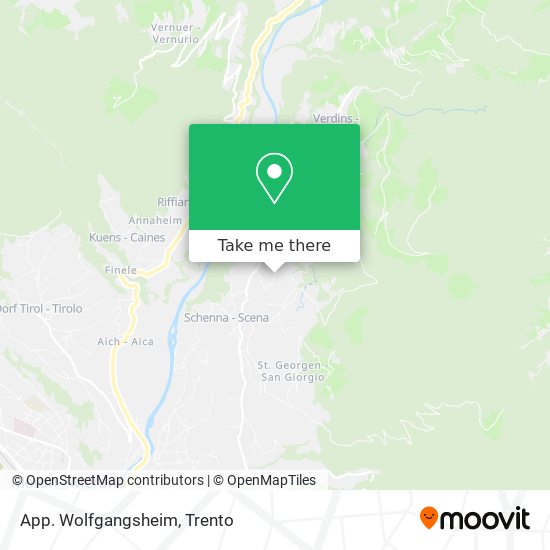 App. Wolfgangsheim map