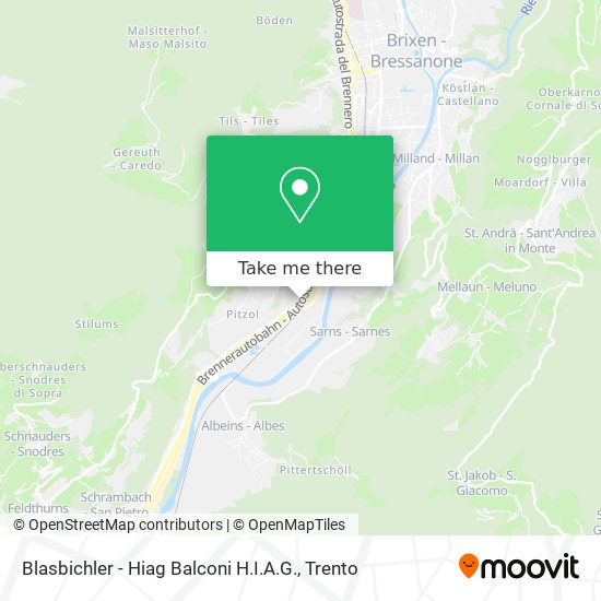 Blasbichler - Hiag Balconi H.I.A.G. map