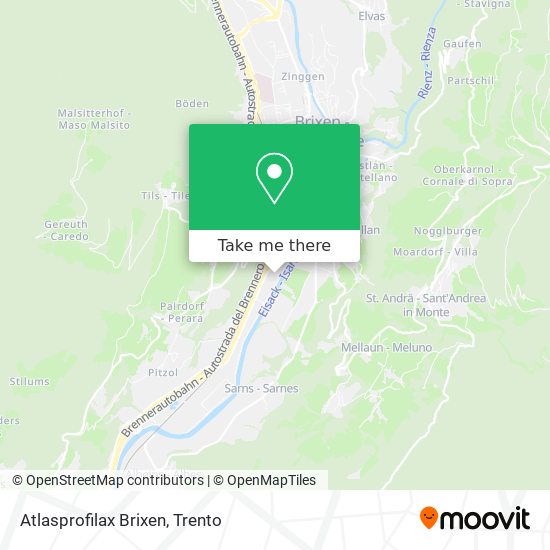 Atlasprofilax Brixen map