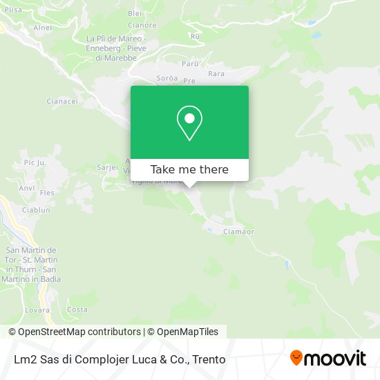 Lm2 Sas di Complojer Luca & Co. map