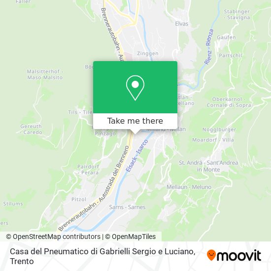 Casa del Pneumatico di Gabrielli Sergio e Luciano map