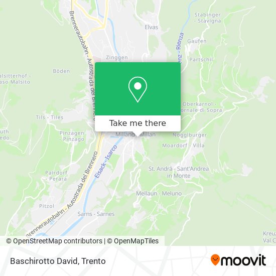 Baschirotto David map