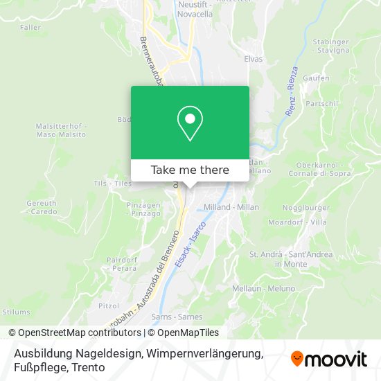 Ausbildung Nageldesign, Wimpernverlängerung, Fußpflege map