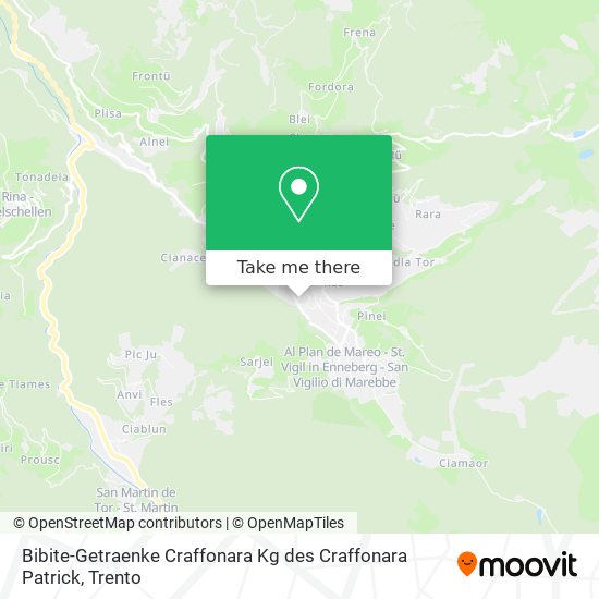 Bibite-Getraenke Craffonara Kg des Craffonara Patrick map