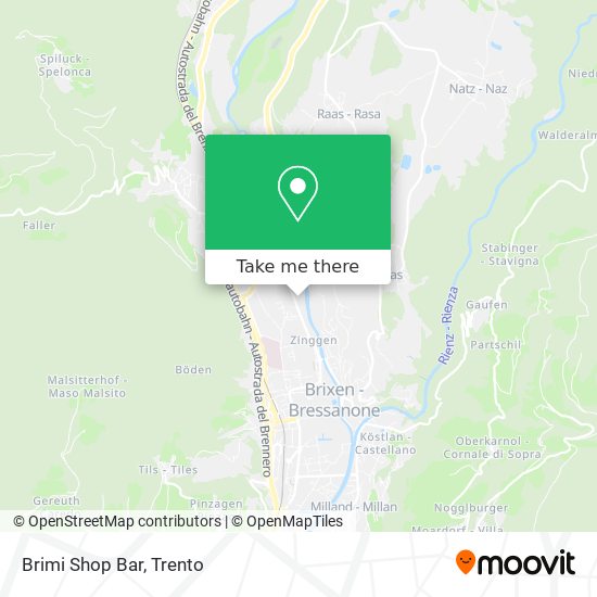 Brimi Shop Bar map