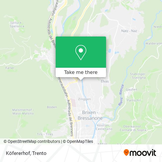Köfererhof map