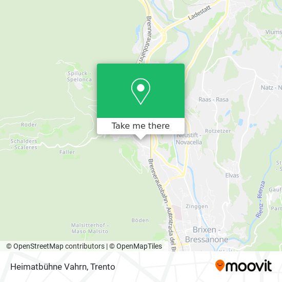 Heimatbühne Vahrn map