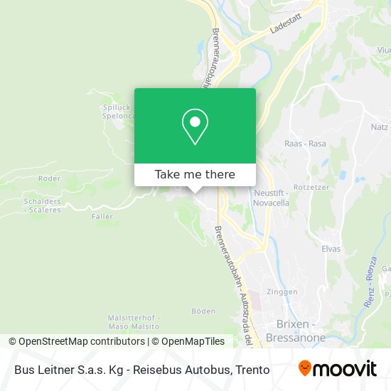 Bus Leitner S.a.s. Kg - Reisebus Autobus map