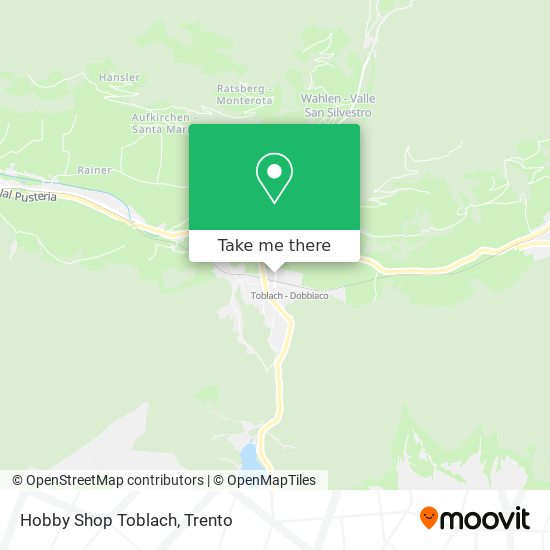 Hobby Shop Toblach map