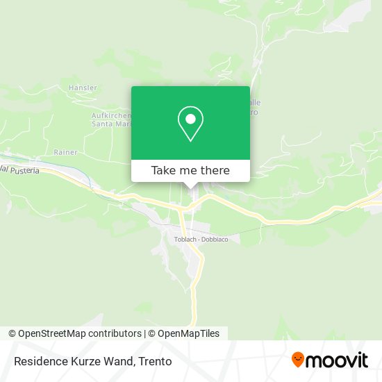 Residence Kurze Wand map