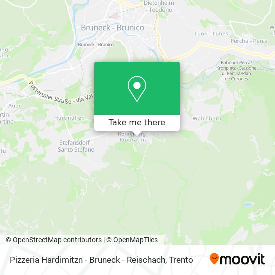 Pizzeria Hardimitzn - Bruneck - Reischach map