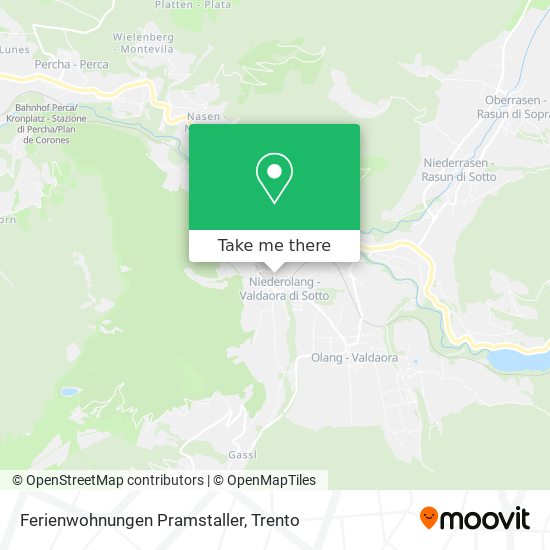 Ferienwohnungen Pramstaller map