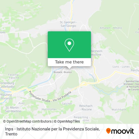 Inps - Istituto Nazionale per la Previdenza Sociale map