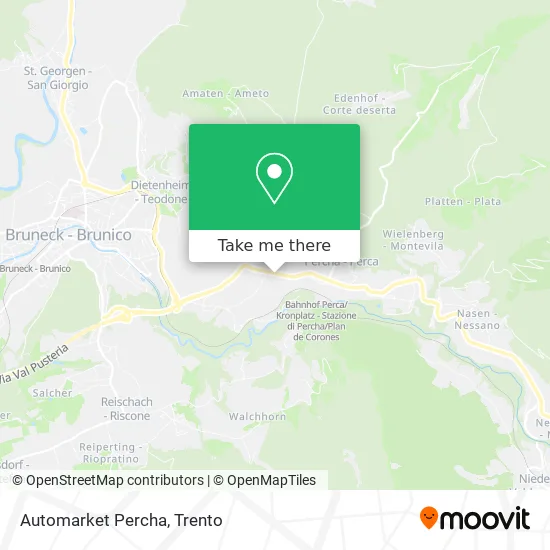 Automarket Percha map