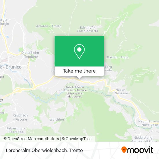 Lercheralm Oberwielenbach map