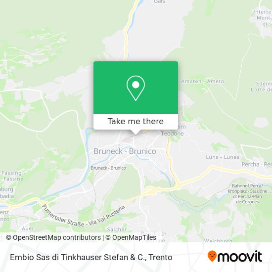 Embio Sas di Tinkhauser Stefan & C. map
