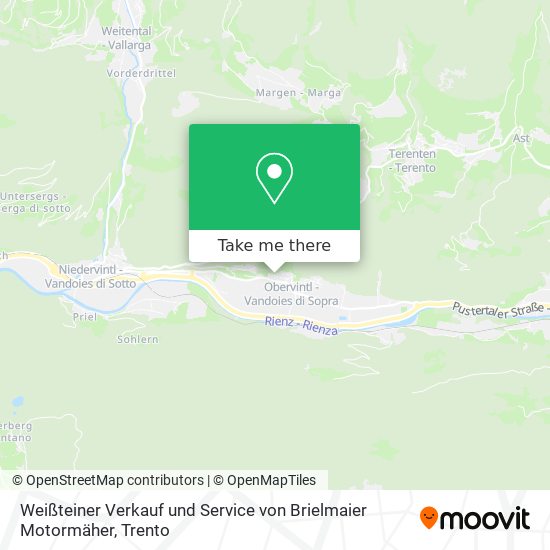 Weißteiner Verkauf und Service von Brielmaier Motormäher map