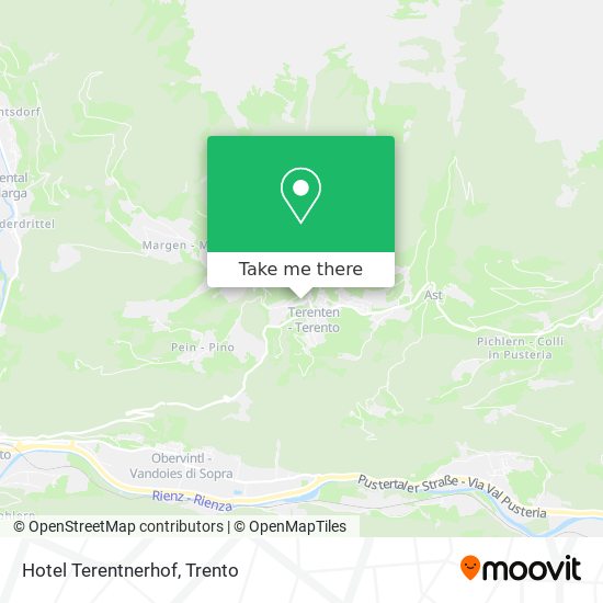 Hotel Terentnerhof map