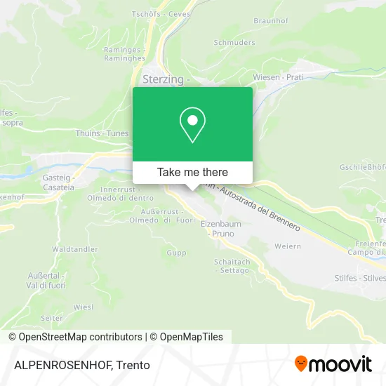 Alpenrosenhof map