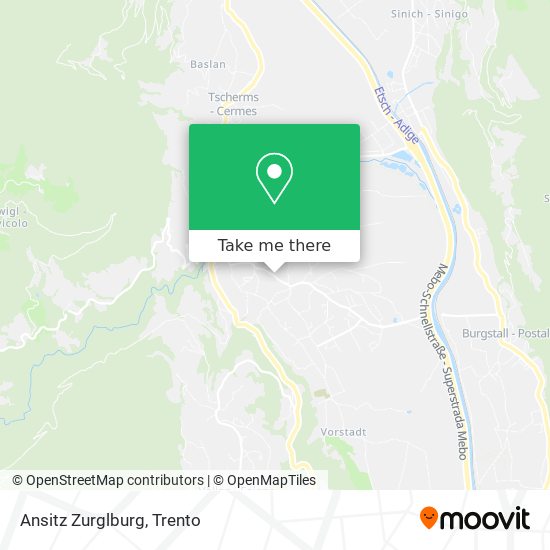 Ansitz Zurglburg map