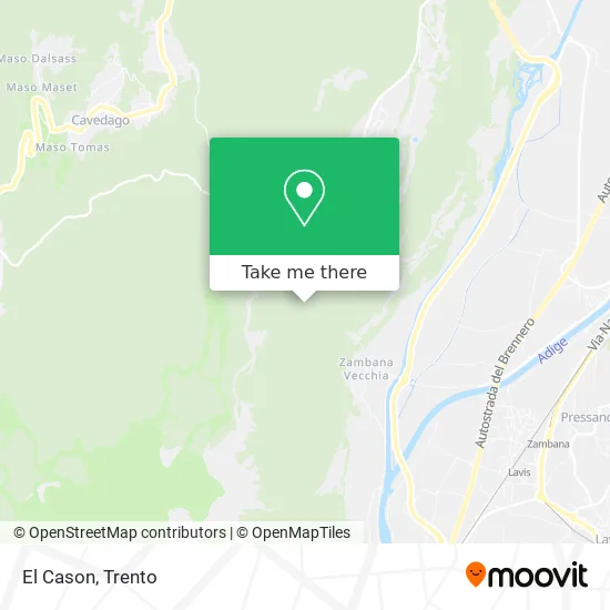 El Cason map