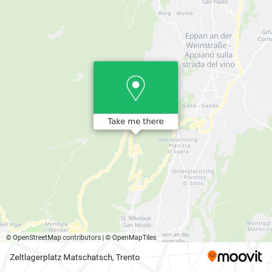 Zeltlagerplatz Matschatsch map