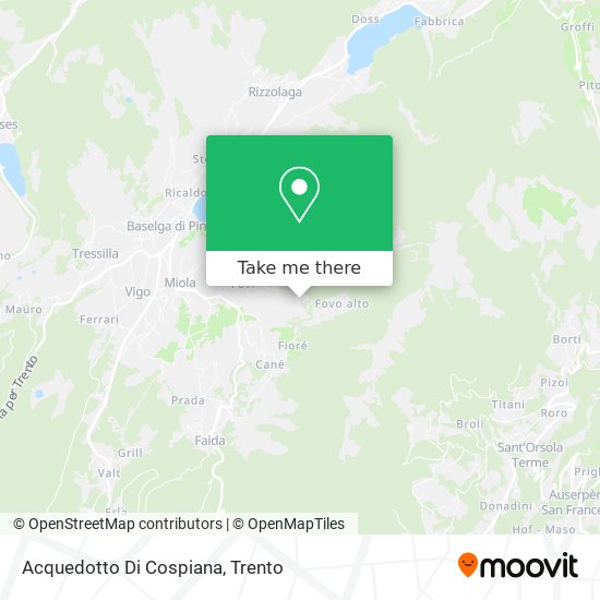 Acquedotto Di Cospiana map