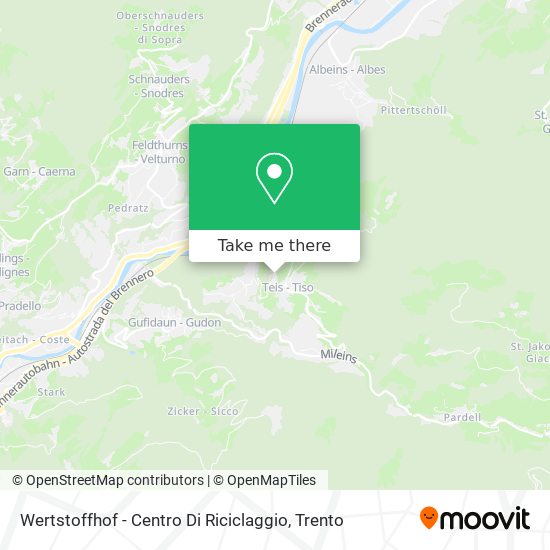 Wertstoffhof - Centro Di Riciclaggio map