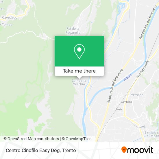 Centro Cinofilo Easy Dog map