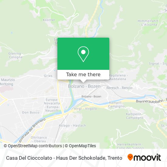 Casa Del Cioccolato - Haus Der Schokolade map