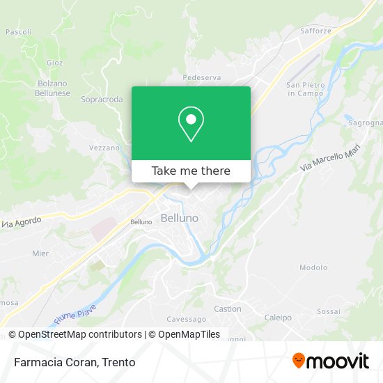 Farmacia Coran map