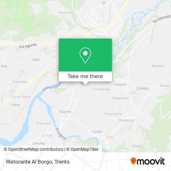 Ristorante Al Borgo map