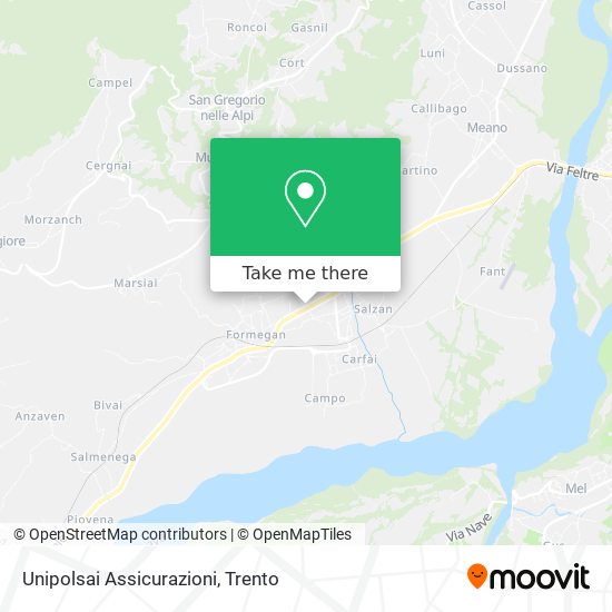 Unipolsai Assicurazioni map