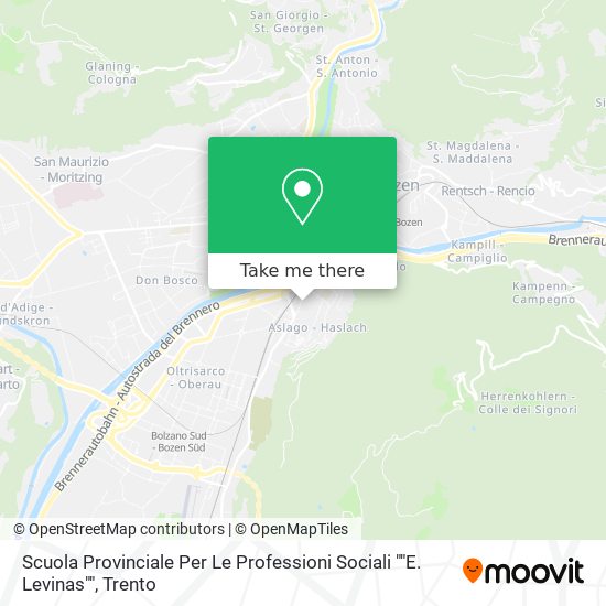 Scuola Provinciale Per Le Professioni Sociali ""E. Levinas"" map