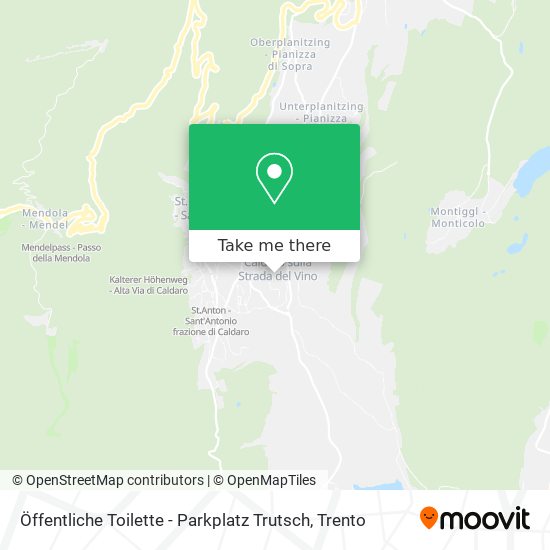 Öffentliche Toilette - Parkplatz Trutsch map