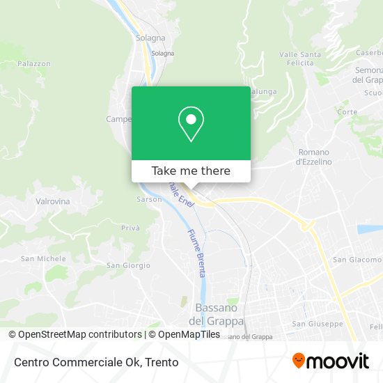 Centro Commerciale Ok map