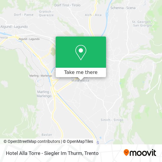 Hotel Alla Torre - Siegler Im Thurm map