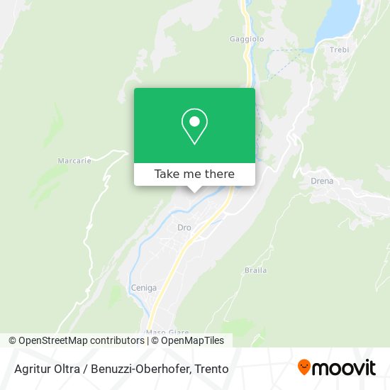 Agritur Oltra / Benuzzi-Oberhofer map
