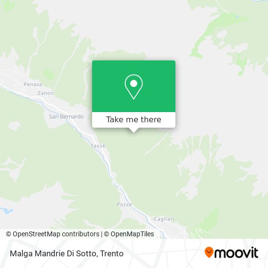 Malga Mandrie Di Sotto map