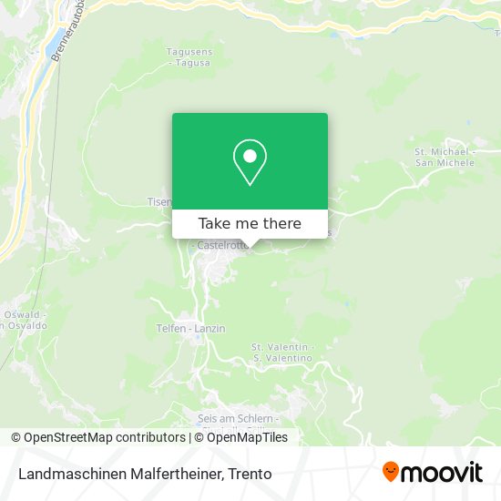 Landmaschinen Malfertheiner map