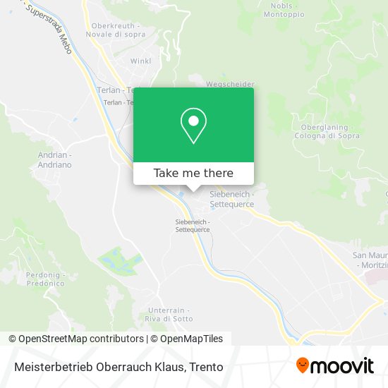 Meisterbetrieb Oberrauch Klaus map