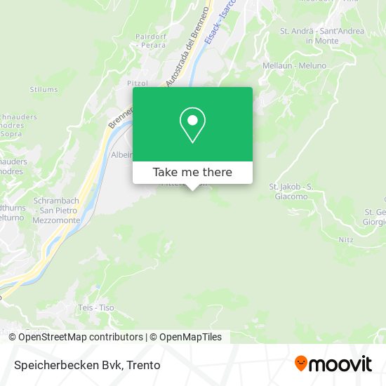 Speicherbecken Bvk map