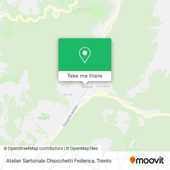 Atelier Sartoriale Chiocchetti Federica map