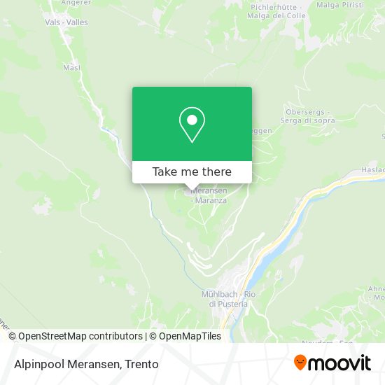 Alpinpool Meransen map