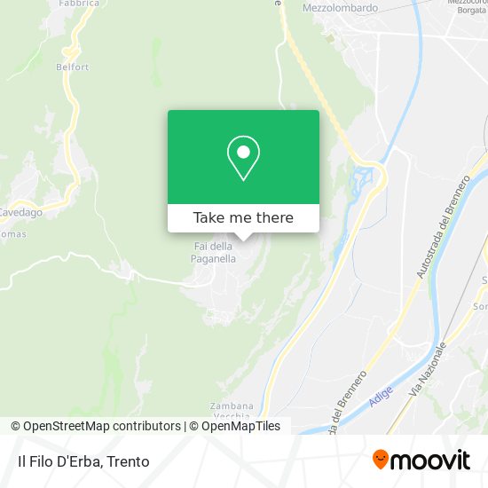 Il Filo D'Erba map